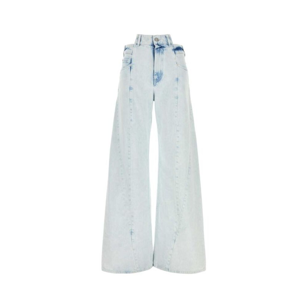 Maison Margiela Women Denim Wide-Leg Jeans